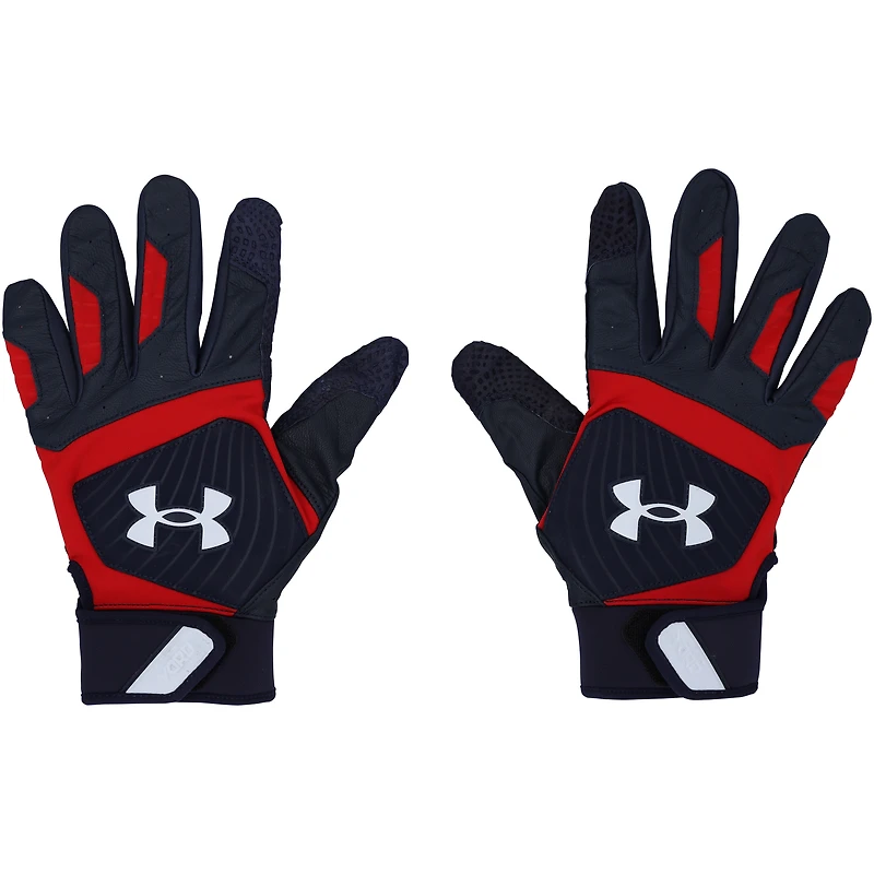 Juan Soto New York Mets Game-Used Navy/Red Under Armour Batting Gloves vs. New York Yankees on July 4, 2025