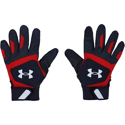 Juan Soto New York Mets Game-Used Navy/Red Under Armour Batting Gloves vs. New York Yankees on July 4, 2025