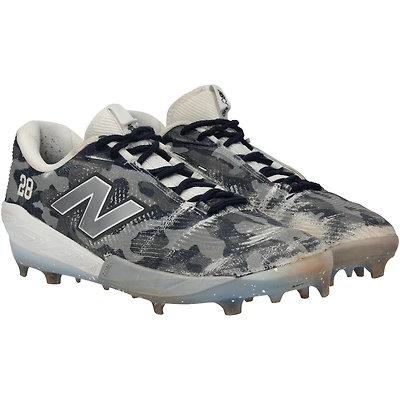 Austin Wells New York Yankees Game-Used Gray Camo New Balance Cleats vs. Baltimore Orioles on September 20, 2025
