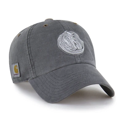 Men's Carhartt x '47  Charcoal Dallas Mavericks Clean Up Adjustable Hat