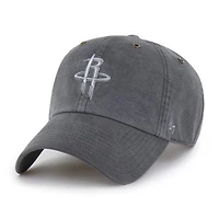 Men's Carhartt x '47  Charcoal Houston Rockets Clean Up Adjustable Hat