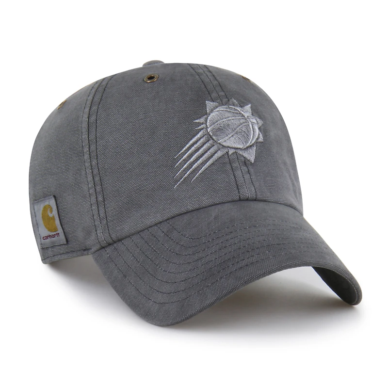 Men's Carhartt x '47  Charcoal Phoenix Suns Clean Up Adjustable Hat