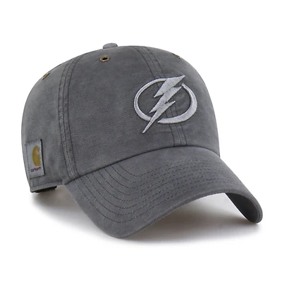 Men's Carhartt x '47  Charcoal Tampa Bay Lightning Clean Up Adjustable Hat