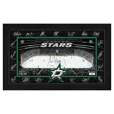 Highland Mint  Dallas Stars Limited Edition 2025 Facsimile Signature Rink Framed Photograph