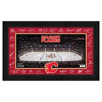 Highland Mint  Calgary Flames Limited Edition 2025 Facsimile Signature Rink Framed Photograph