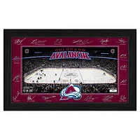 Highland Mint  Colorado Avalanche Limited Edition 2025 Facsimile Signature Rink Framed Photograph