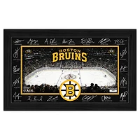 Highland Mint  Boston Bruins Limited Edition 2025 Facsimile Signature Rink Framed Photograph