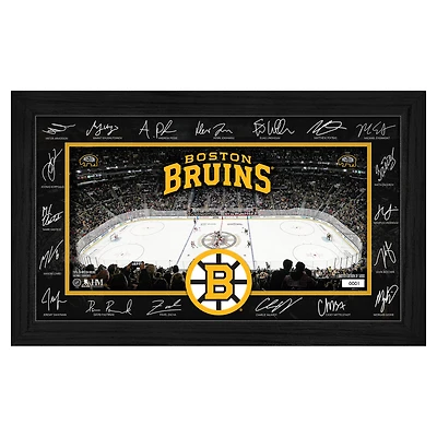 Highland Mint  Boston Bruins Limited Edition 2025 Facsimile Signature Rink Framed Photograph