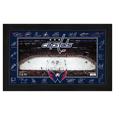 Highland Mint  Washington Capitals Limited Edition 2025 Facsimile Signature Rink Framed Photograph