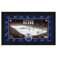 Highland Mint  Edmonton Oilers Limited Edition 2025 Facsimile Signature Rink Framed Photograph
