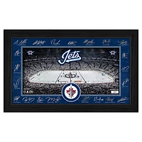 Highland Mint  Winnipeg Jets Limited Edition 2025 Facsimile Signature Rink Framed Photograph