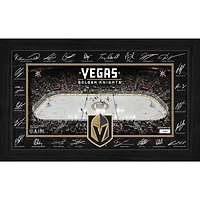 Highland Mint  Vegas Golden Knights Limited Edition 2025 Facsimile Signature Rink Framed Photograph
