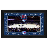Highland Mint  New York Rangers Limited Edition 2025 Facsimile Signature Rink Framed Photograph