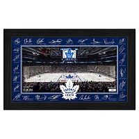 Highland Mint  Toronto Maple Leafs Limited Edition 2025 Facsimile Signature Rink Framed Photograph