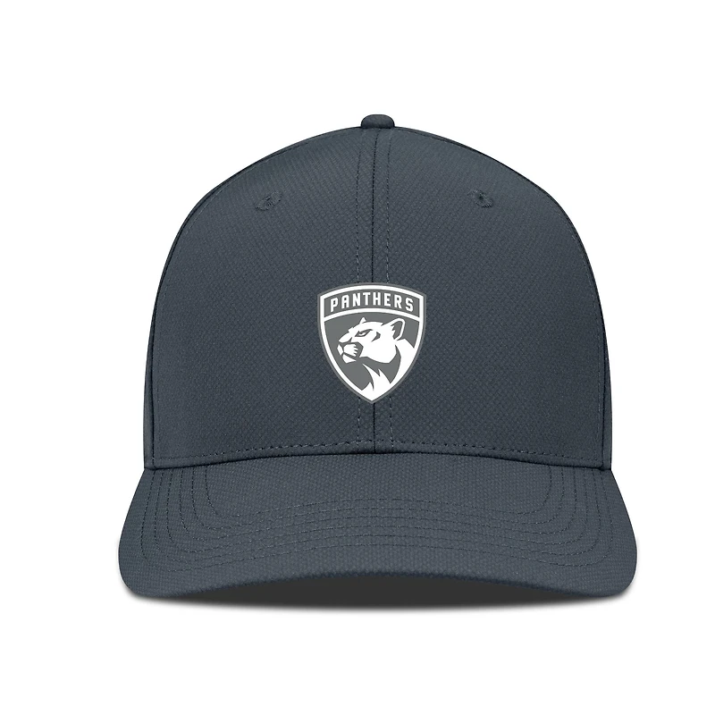 Men's Levelwear Charcoal Florida Panthers Rise Slate & Snow Structured Flex Hat