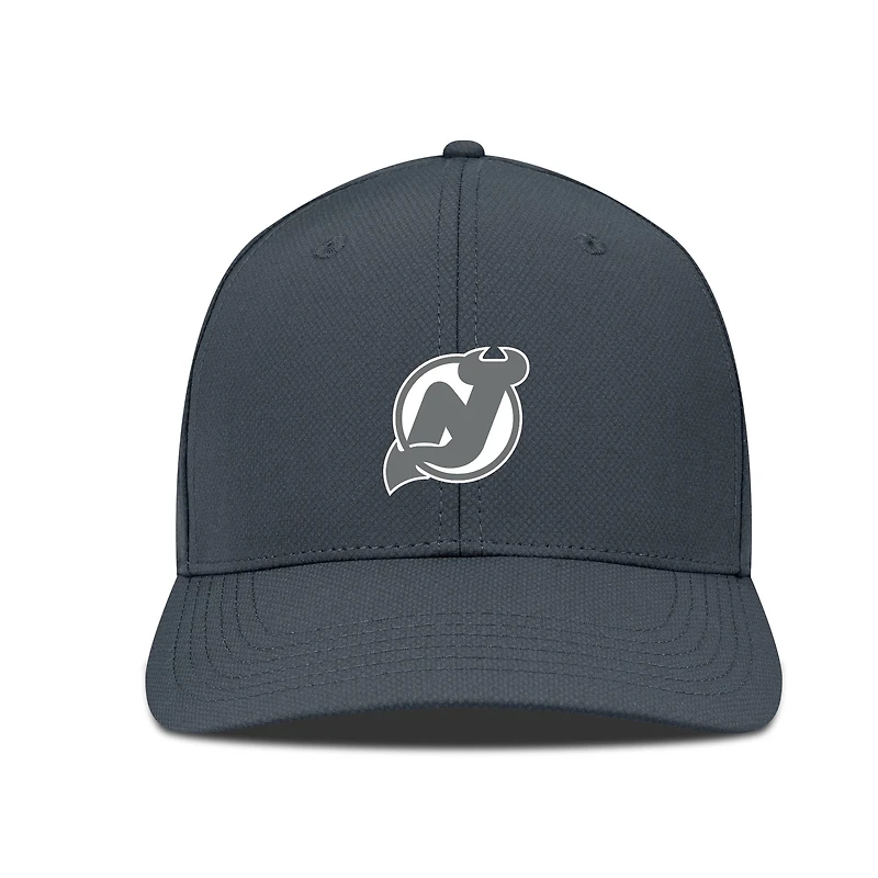 Men's Levelwear Charcoal New Jersey Devils Rise Slate & Snow Structured Flex Hat