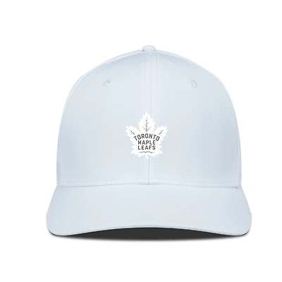 Men's Levelwear White Toronto Maple Leafs Rise Slate & Snow Structured Flex Hat