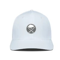 Men's Levelwear White Buffalo Sabres Rise Slate & Snow Structured Flex Hat