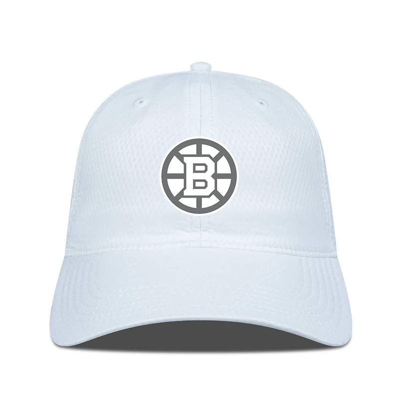 Men's Levelwear Boston Bruins Matrix Slate & Snow Unstructured Adjustable Hat