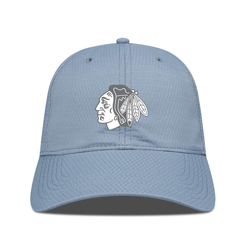 Men's Levelwear Blue Chicago Blackhawks Matrix Slate & Snow Unstructured Adjustable Hat