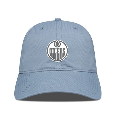 Men's Levelwear Blue Edmonton Oilers Matrix Slate & Snow Unstructured Adjustable Hat