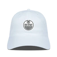 Men's Levelwear Edmonton Oilers Matrix Slate & Snow Unstructured Adjustable Hat