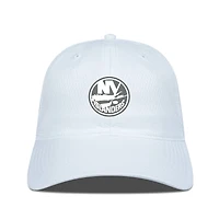 Men's Levelwear White New York Islanders Matrix Slate & Snow Unstructured Adjustable Hat