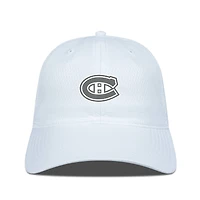 Men's Levelwear Montreal Canadiens Matrix Slate & Snow Unstructured Adjustable Hat
