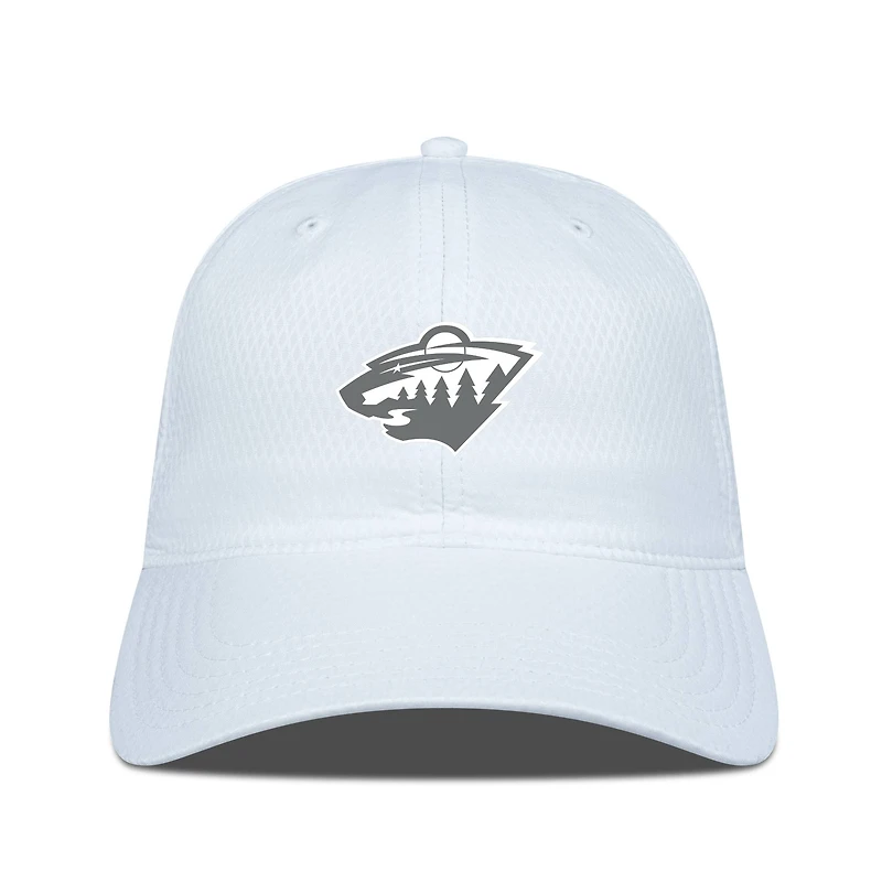 Men's Levelwear Minnesota Wild Matrix Slate & Snow Unstructured Adjustable Hat