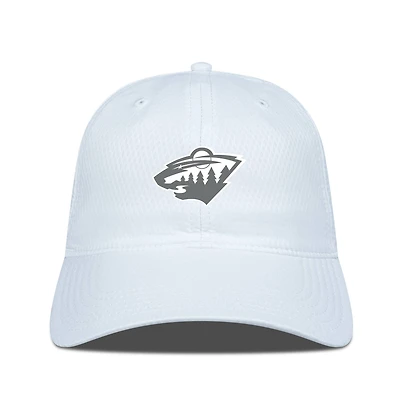 Men's Levelwear Minnesota Wild Matrix Slate & Snow Unstructured Adjustable Hat