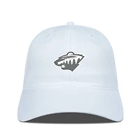 Men's Levelwear Minnesota Wild Matrix Slate & Snow Unstructured Adjustable Hat