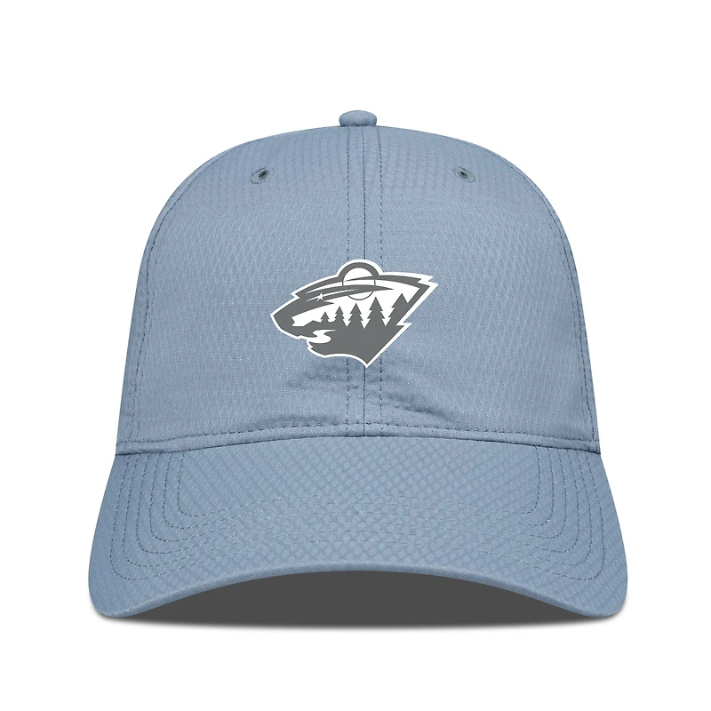 Men's Levelwear Blue Minnesota Wild Matrix Slate & Snow Unstructured Adjustable Hat