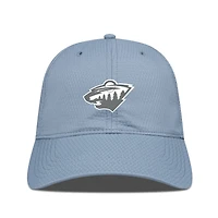 Men's Levelwear Blue Minnesota Wild Matrix Slate & Snow Unstructured Adjustable Hat
