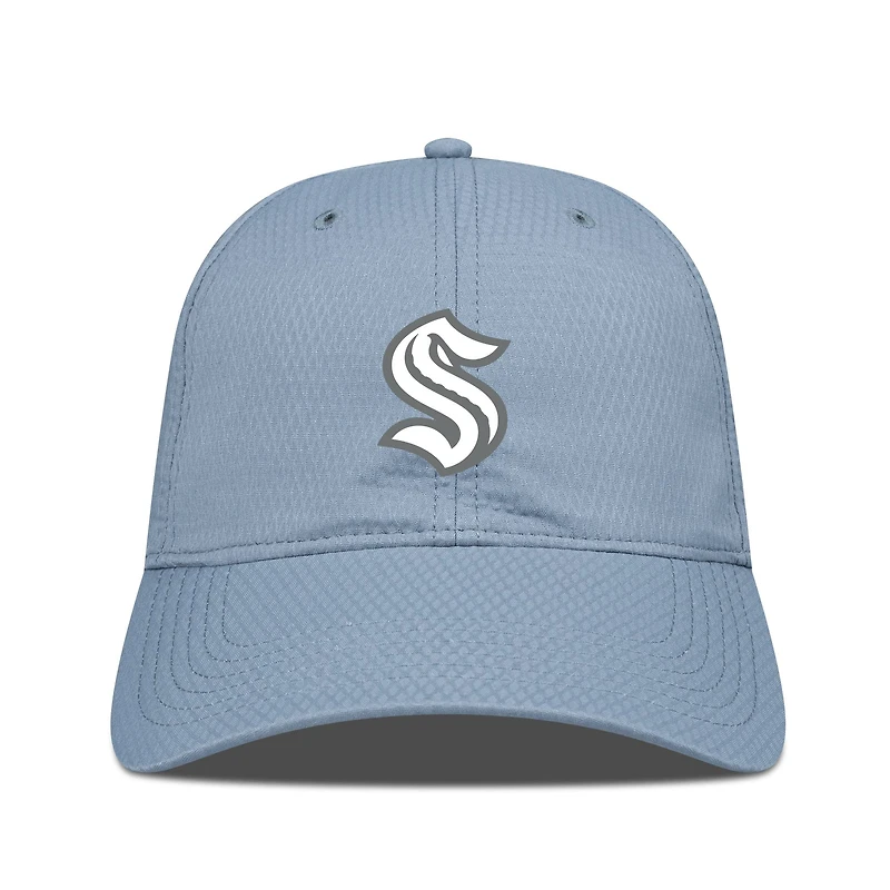 Men's Levelwear Blue Seattle Kraken Matrix Slate & Snow Unstructured Adjustable Hat