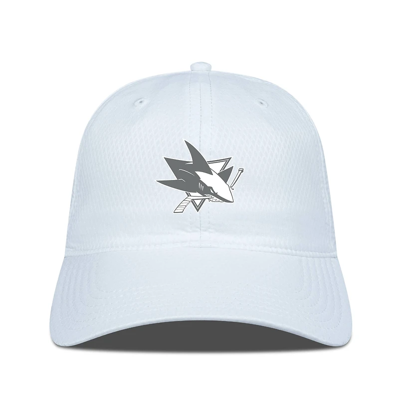 Men's Levelwear San Jose Sharks Matrix Slate & Snow Unstructured Adjustable Hat