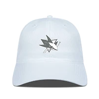 Men's Levelwear San Jose Sharks Matrix Slate & Snow Unstructured Adjustable Hat