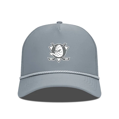 Men's Levelwear Gray Anaheim Ducks Gordon Slate & Snow Rope Adjustable Hat