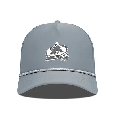 Men's Levelwear Gray Colorado Avalanche Gordon Slate & Snow Rope Adjustable Hat