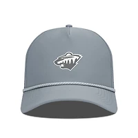 Men's Levelwear Gray Minnesota Wild Gordon Slate & Snow Rope Adjustable Hat