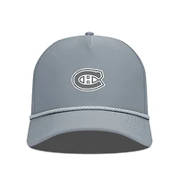 Men's Levelwear Gray Montreal Canadiens Gordon Slate & Snow Rope Adjustable Hat