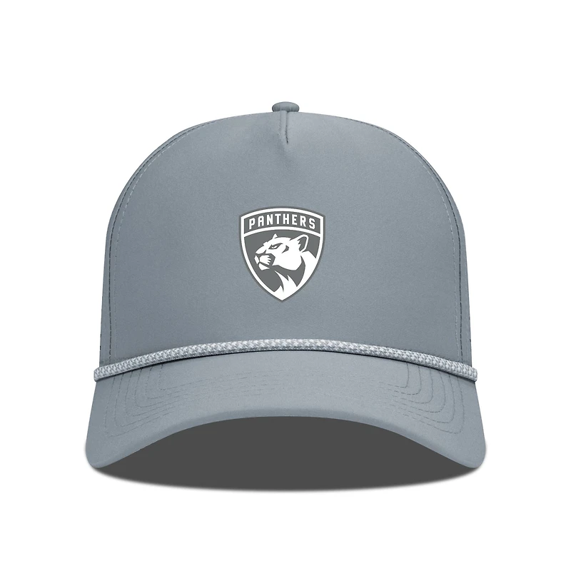 Men's Levelwear Gray Florida Panthers Gordon Slate & Snow Rope Adjustable Hat