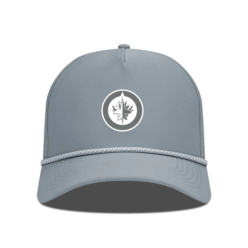 Men's Levelwear Gray Winnipeg Jets Gordon Slate & Snow Rope Adjustable Hat