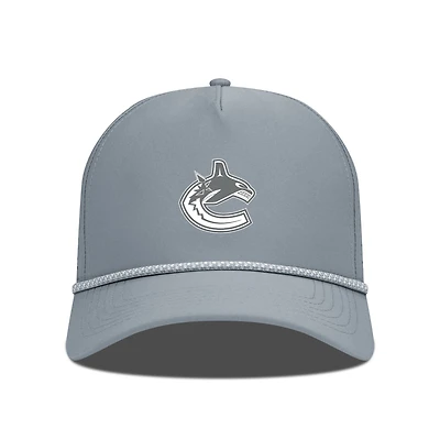 Men's Levelwear Gray Vancouver Canucks Gordon Slate & Snow Rope Adjustable Hat