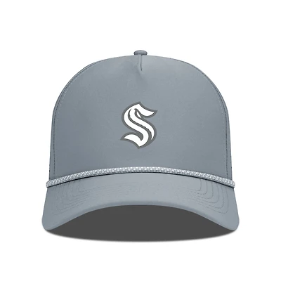Men's Levelwear Gray Seattle Kraken Gordon Slate & Snow Rope Adjustable Hat