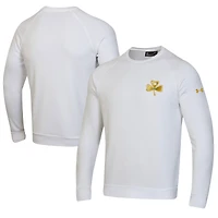 Men's Under Armour White Notre Dame Fighting Irish Shillelagh Rival Fleece Sweatshirt