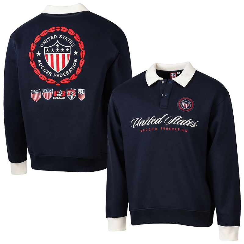 Men's Sport Design Sweden  Navy USMNT Classic Rugger Sweatshirt