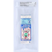 Cal Ripken Jr. Baltimore Orioles Autographed World Series Game 4 Stub Beckett Fanatics Witnessed Authenticated Ticket from October 15, 1983 with "1983 WS Champs" Inscription