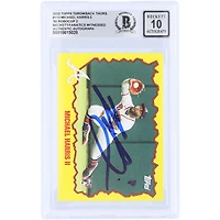 Michael Harris II Atlanta Braves Autographed 2023 Topps TBT Design: '90 Robocop 2 #113 Beckett Fanatics Witnessed Authenticated 10 Rookie Card