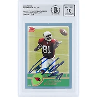 Anquan Boldin Arizona Cardinals Autographed 2003 Topps #348 Beckett Fanatics Witnessed Authenticated /10 Rookie Card