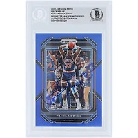 Patrick Ewing New York Knicks Autographed 2022-23 Panini Prizm Blue Prizm #275 #/199 Beckett Fanatics Witnessed Authenticated Card